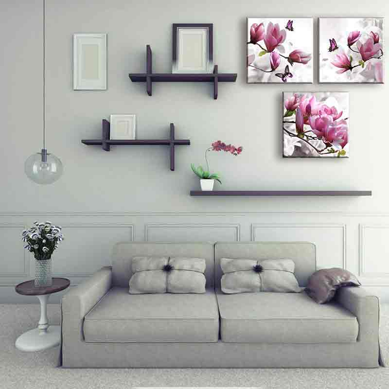cuadros para decorar hogar-con-flores