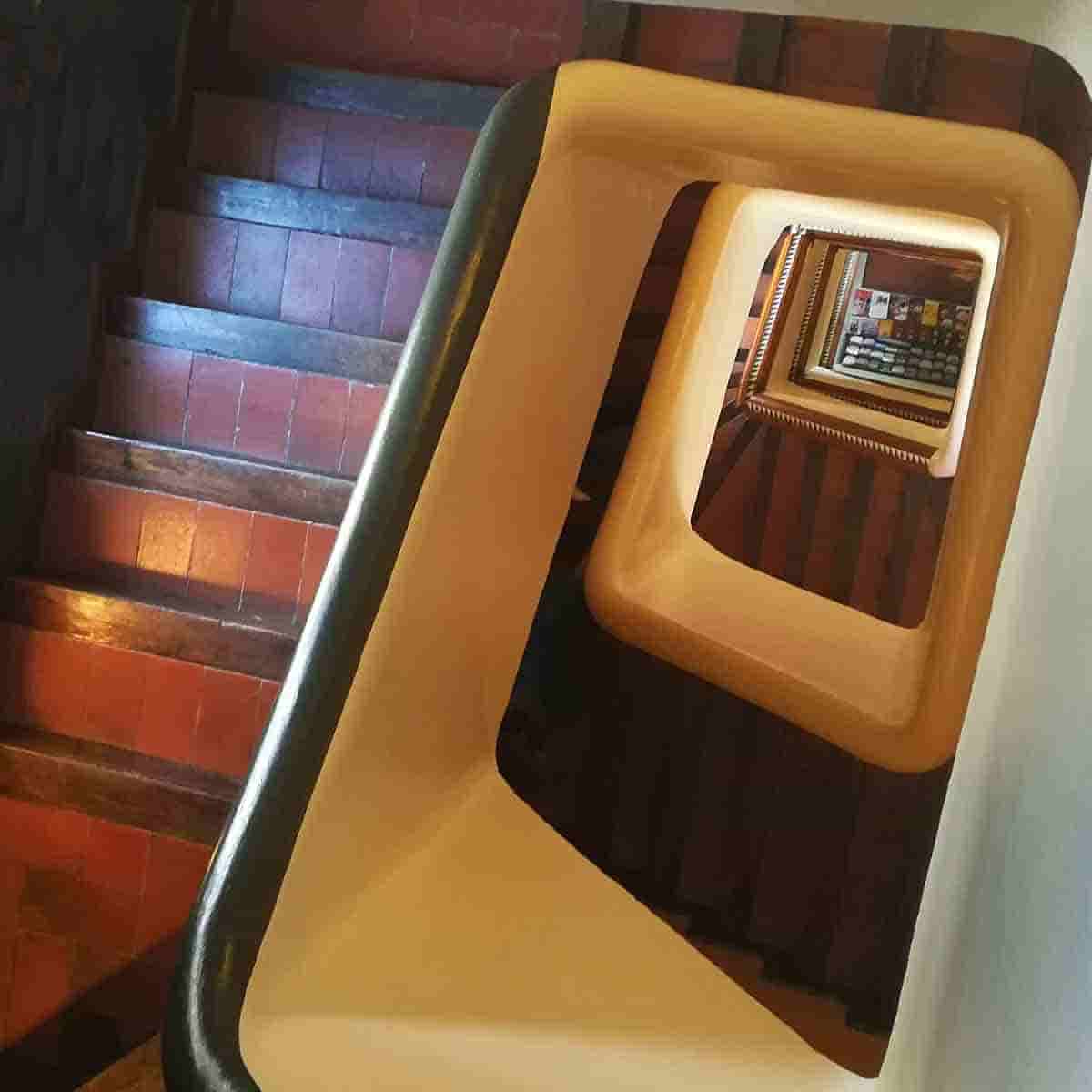 foto cenitales de escaleras