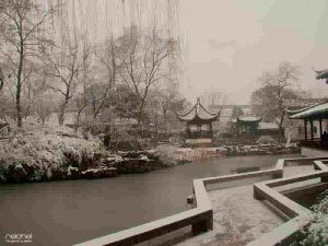 jardines de suzhou nevados