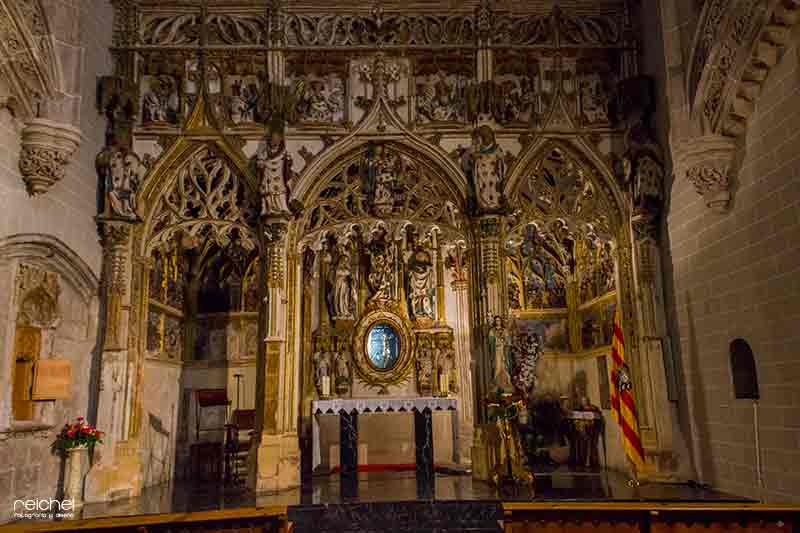 retablo mayor de la basilica de santa maria de los corporales en daroca