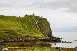paisajes bonitos de escocia en el castillo dungevan