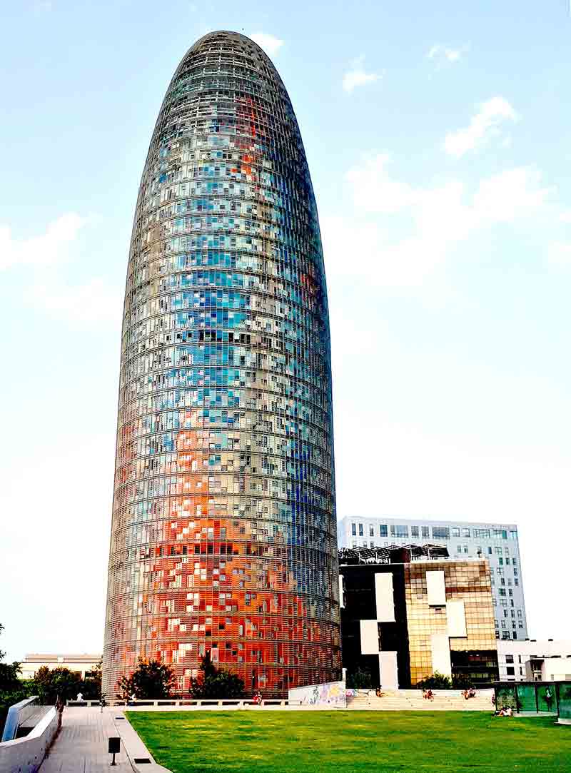 plano general de la torre agba barcelona